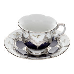 마이센 마이센 비폼 플라워 플래티넘 커피 컵앤소서 LE1215530859