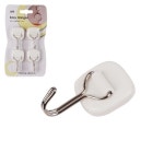 정사각 후크 행거-화이트 4p 걸이 고리 소품정리