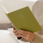 인디고 생활의 온도 가계부 캐쉬북 만년형 올리브