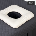 현대교역 엘린 미용 안면 베개 경락 베개 피부 미용 재료 관리실 업소용 자국방지베개 1개 엘린 미용 안면베개