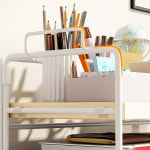 살림살림 데스크선반 1단 우드