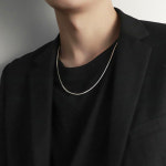 체인 스틸 남성 스네이크 써지컬 남자 목걸이 엠