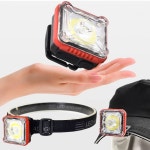 작지만 강력한밝기 LED 충전식 미니 멀티 야외 랜턴 헤드랜턴 캡라이트 아X WH089