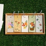 체크스토리 체크스토리 압화책갈피 만들기 컬러색지 1인 5인