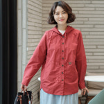 조이마담 조이마담 패치포켓 스트링 후드 점퍼 엄마옷 J3168