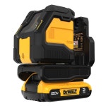 디월트 DEWALT 20V MAX 레이저 레벨 키트 크로스 라인 레이저 그린 DCLE34021D1