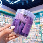 긴 머리 고무줄 여자 단발 헤어 끈 50P