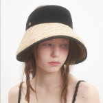 브라운햇 브라운햇 여성 Deauville Straw Sun Visor Hat -