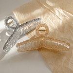 제이로렌 크리스탈 꼬임 한머리 올림 집게핀 H0955