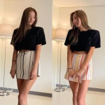 원썸 써머 린넨 팬츠스커트