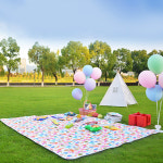 휴대용 피크닉 돗자리 매트 소풍 캠핑 휴대용 한강 방수 두꺼운 돛자리