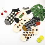 여성 캐주얼 스니커즈 학생 데일리 양말 5P set