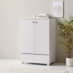 히트가구 F4961 낮은 행거 서랍 옷장 800