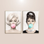 멜팅스튜디오 멜팅스튜디오 마릴린먼로 오드리햅번 인테리어 액자 포스터 3종