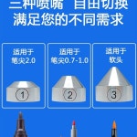 휴대용 도색 전동 도구 에어브러쉬 무선 건담 마커 건프라