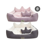 마이 리틀 로즈벨보아 왕관 침대 중 애견방석 하우스