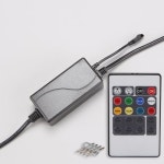 LED 줄조명 라인조명 간판 논네온 플렉스 부속 컨트롤러 리모컨 RGB-U 5050 스트립 비츠온