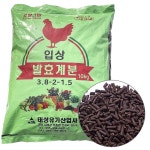 에스제이 입상 발효 계분 텃밭 거름 퇴비
