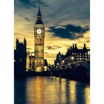 학산문화사 500피스 직소퍼즐 - 빅벤 노을진 풍경 퍼즐사랑