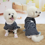 스마일 스트라이프 티셔츠 스커트 강아지옷 BND-F26