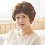 여자항암가발 통가발 인모블렌딩 시니어가발 No33