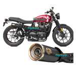 쟈드 풀 시스템 하이 스틸 호모로게이트 트라이엄프 스트리트 트윈 16- - 오토바이 머플러 배기 P2 END CAP ZTPH075SKA