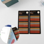 독서 공부 학생 수업 인덱스 붙이는형광펜 주황 1P