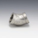 플로발 스텐304 나사 45도엘보 배관부속 V45L100A 4