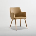 가구산책 스틸 PU 암체어 H5046