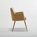 가구산책 스틸 PU 암체어 H5046