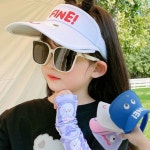 귀여운 표정 햇빛 확장 여름 필수 컬러 썬캡