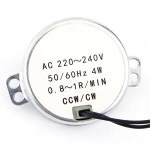 동기 모터 AC 기어 4W CW CCW 전기 0 8-1RPM 2 5-3RPM 220-240V