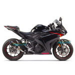 야마하 R3 15- MT03 20- 허리케인 스톰 시리즈 슬립-온 시스템 - 투브라더 오토바이 머플러 005-41604-HU