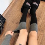 골프웨어니삭스 학생반양말 교복양말 무릎아래
