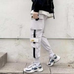 남성용 카고 바지 작업복 긴바지 포켓 팬츠