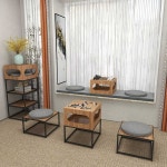 바둑 체스 장기 양면 테이블 이동식 좌식 보드게임