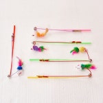 마우스 플렛 고양이 낚시대