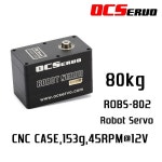 UART 버스 로봇 서보 80kg cm 토크 153g 로봇 DIY 485 서보 직렬 서보 ROBS-802