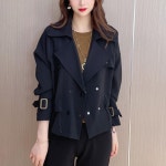 애니율 여성 봄 가을 숄카라 숏 자켓 G6371