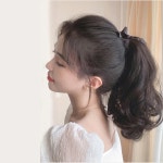 S컬 포니테일 묶음머리 부분가발 SD-230339