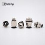 GPC 공기 공압 피팅 퀵 커넥터 4-M5 수나사 1 4 1 2 1 8 3 8 압축 호스 튜브 파이프