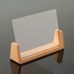 원목 스탠드 아크릴 쇼케이스 우드 안내판