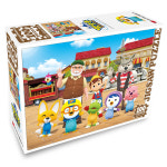학산문화사 뽀로로 직소퍼즐 100pcs 피노키오마을