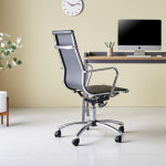 가구샘 PU 롱 사무의자 팔유 H5008