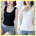 민소매나시 면 여성 슬리브리스 이너웨어 짱짱한 스판 여자기본나시 LD-1193