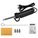 휴대용 220V 30W 전기 진공 솔더 빨판 납땜 디 흡입 펌프 철 총 주석 도구