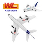 WLtoys XK A120 에어버스 무선 RC 비행기 드론 남아용 UAV 미니 원격 제어 쿼드로콥터 모델 대형 선물