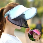 여름 썬캡 쿨링 페이스 마스크 골프 등산 모자 GWM 하늘