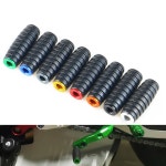 오토바이 기어 시프트 브레이크 레버 발가락 페그 Toepegs 페달 발 가와사키 혼다 Ducati Yamaha Suzuki Racing Rearset