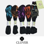 세련된 컬러 플라워 자수 숙녀 덧신 0546si